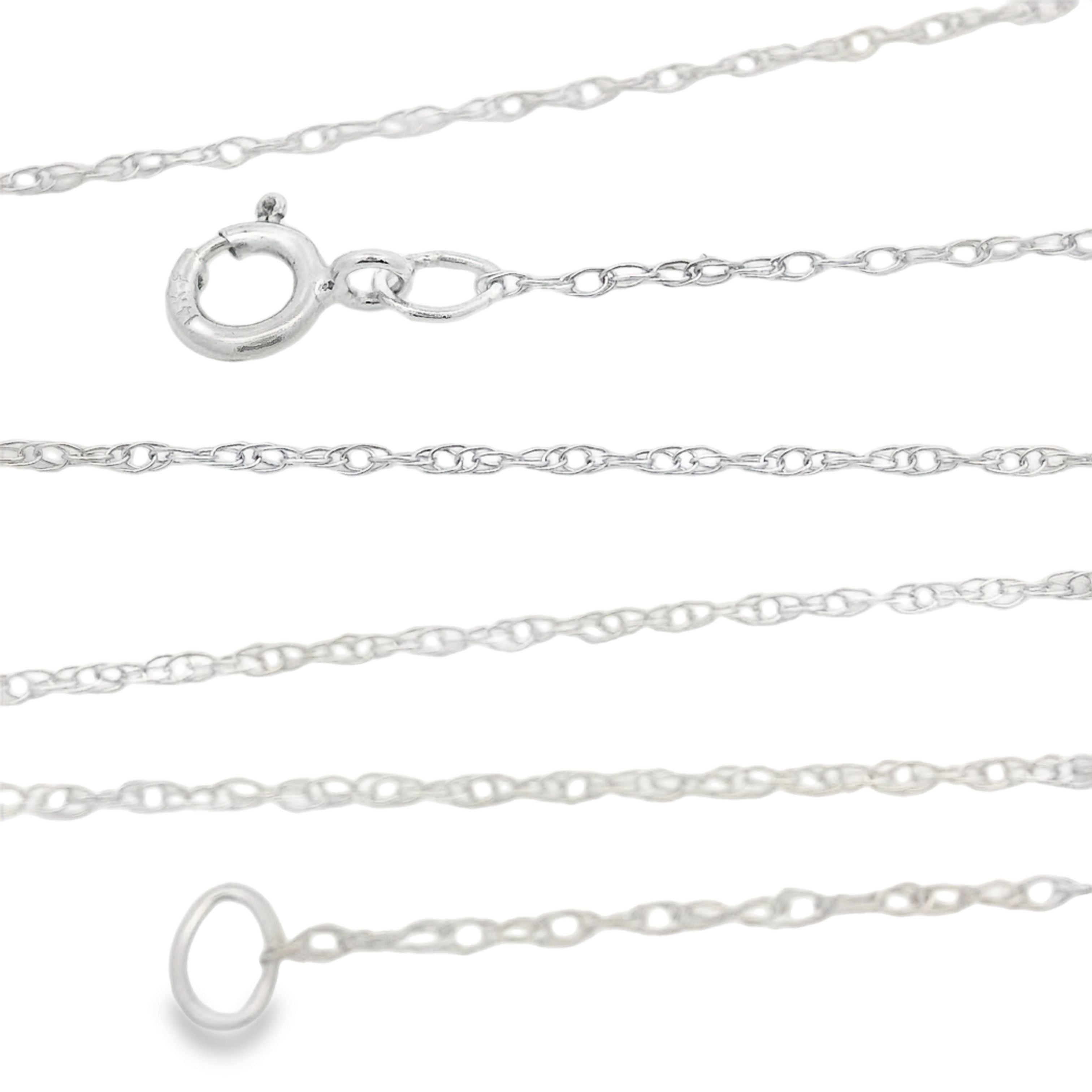 Womens chains 14KT White Gold