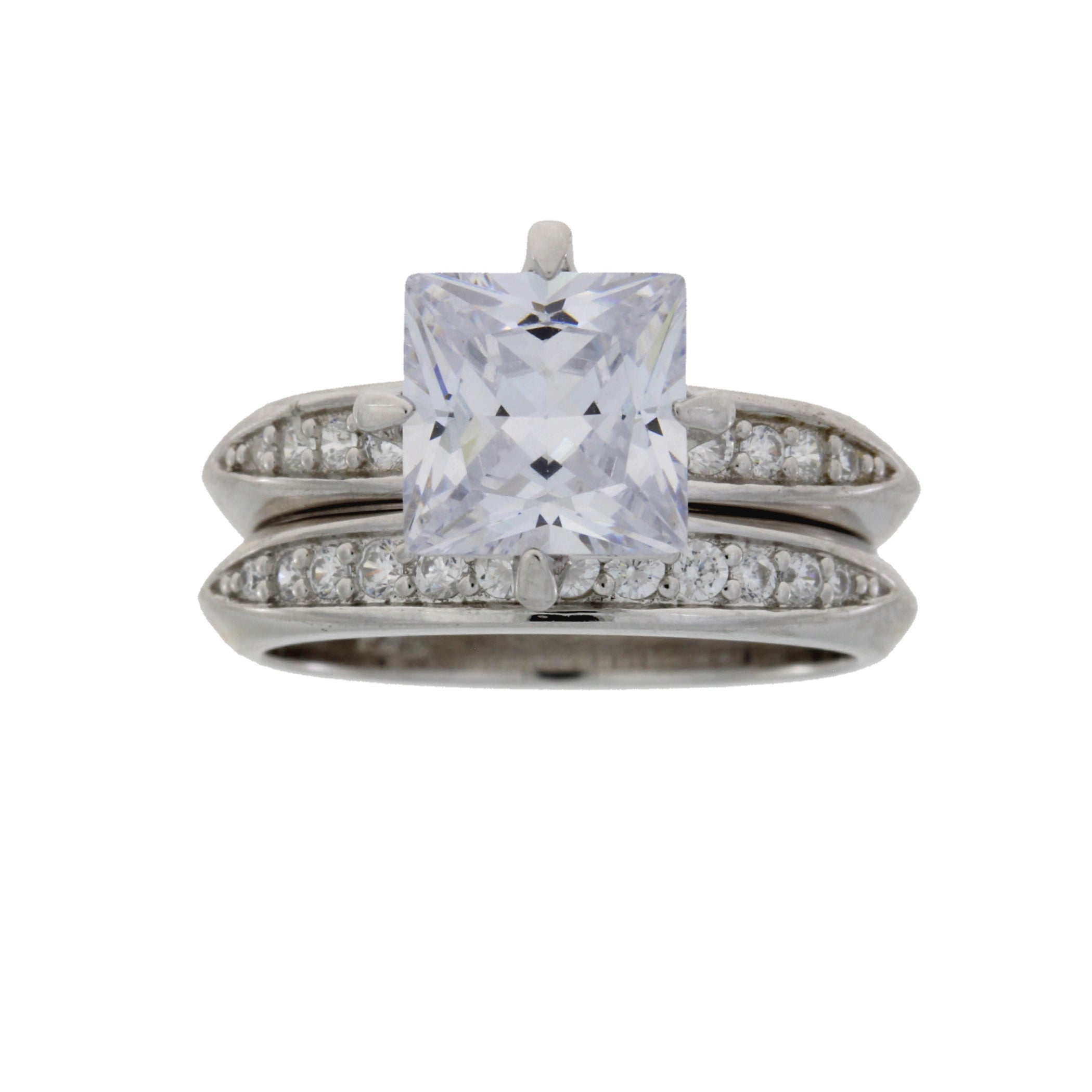 Cubic Zirconium CZ SS Bridal Sterling Silver