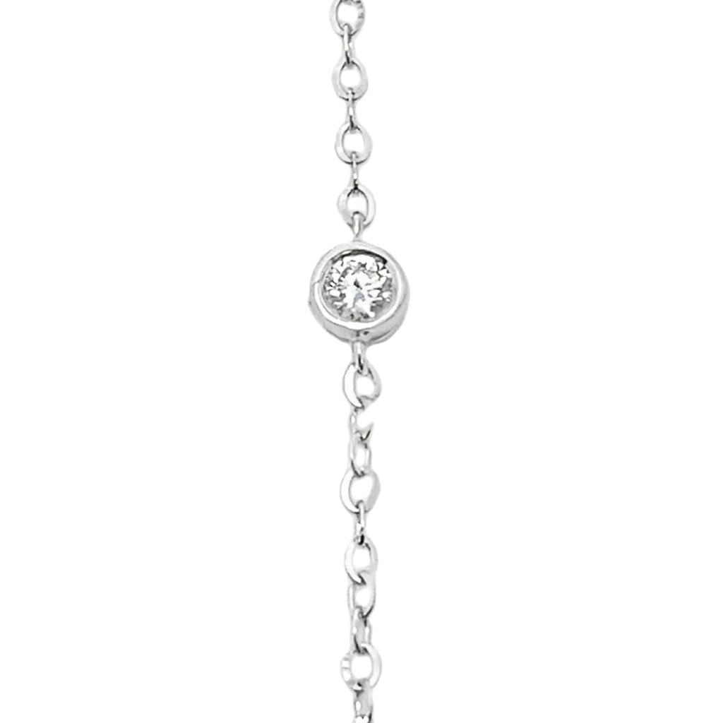.38ct Lab Grown Diamond Bracelet 14KT White Gold