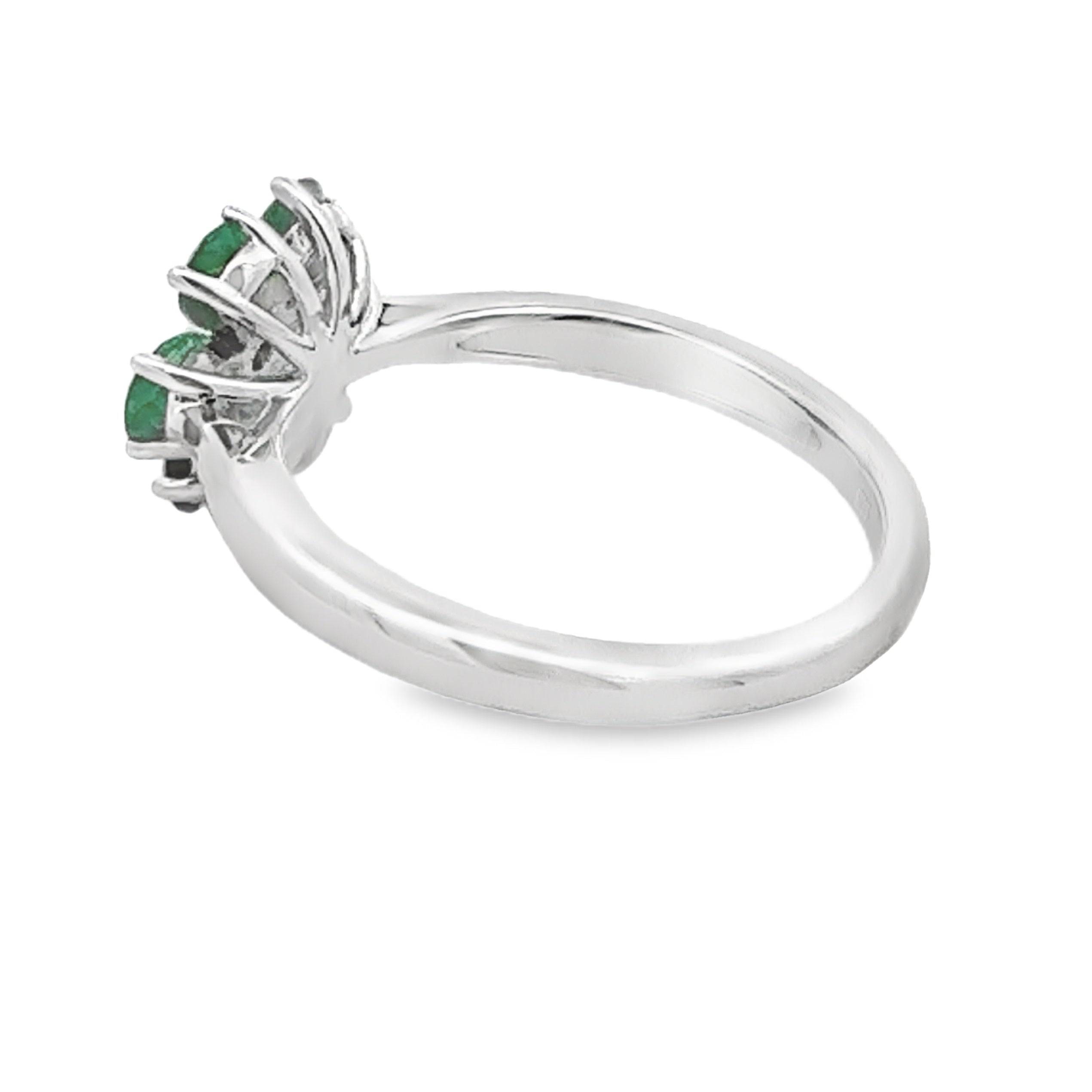 1.14ct Emerald Zircon Ring Sterling Silver