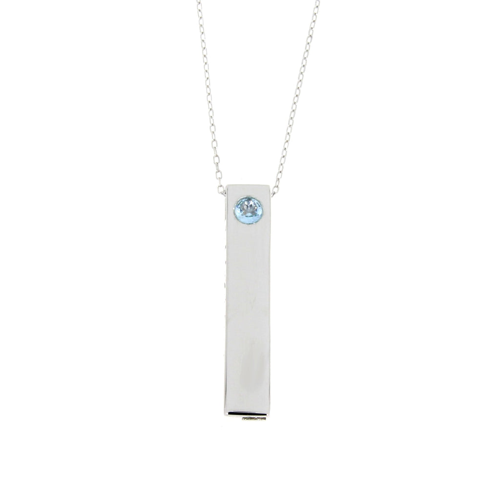 Blue Topaz Fashion Pendants Sterling Silver
