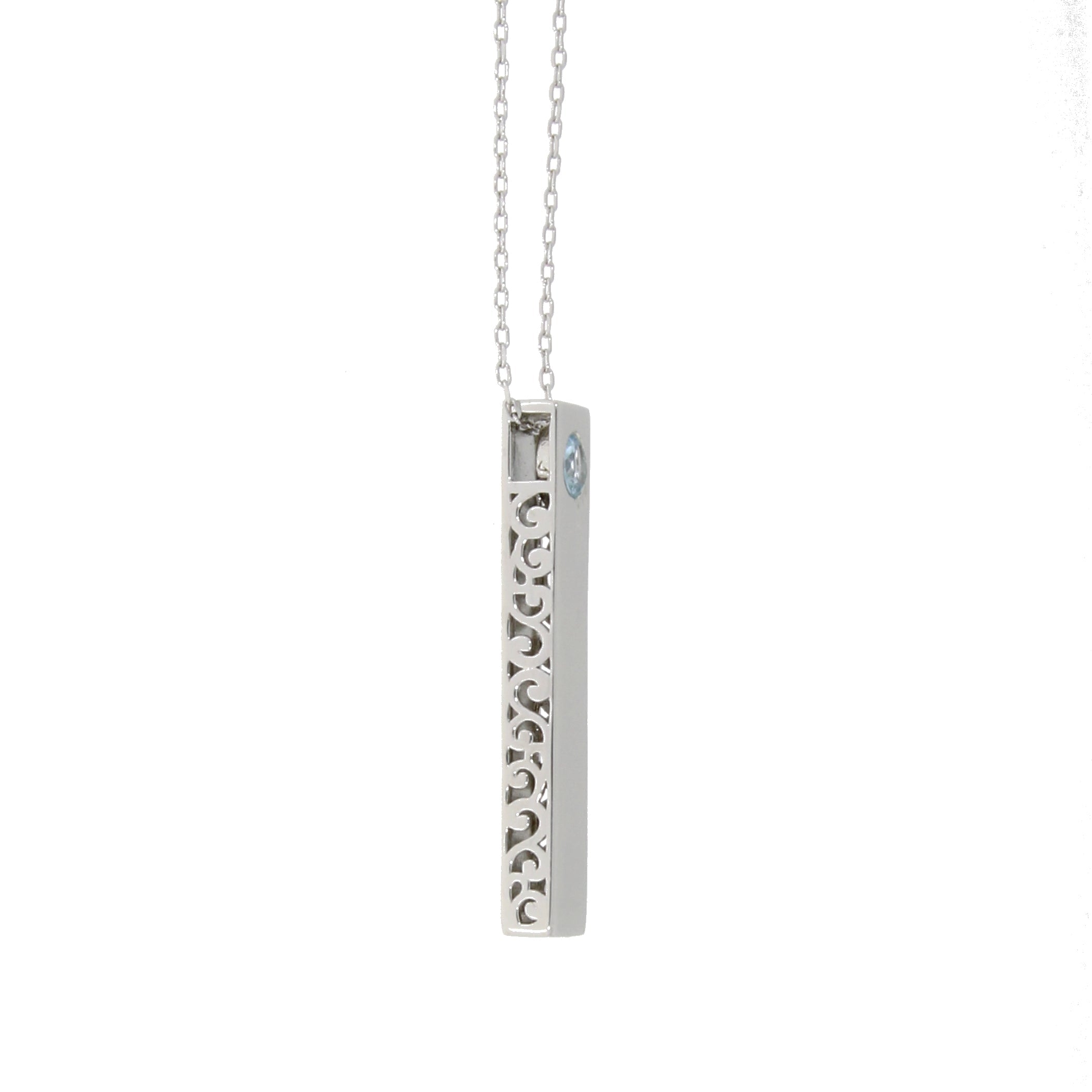 Blue Topaz Fashion Pendants Sterling Silver