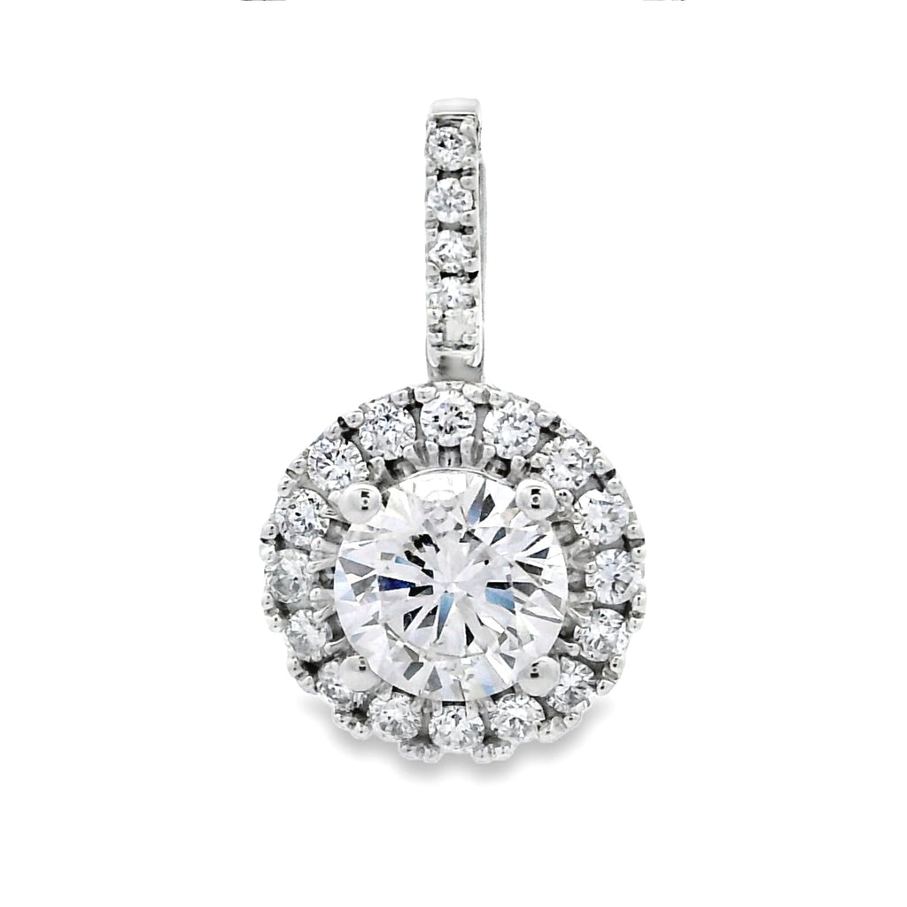 Lab Grown Diamond Fashion Pendants 10KT White Gold