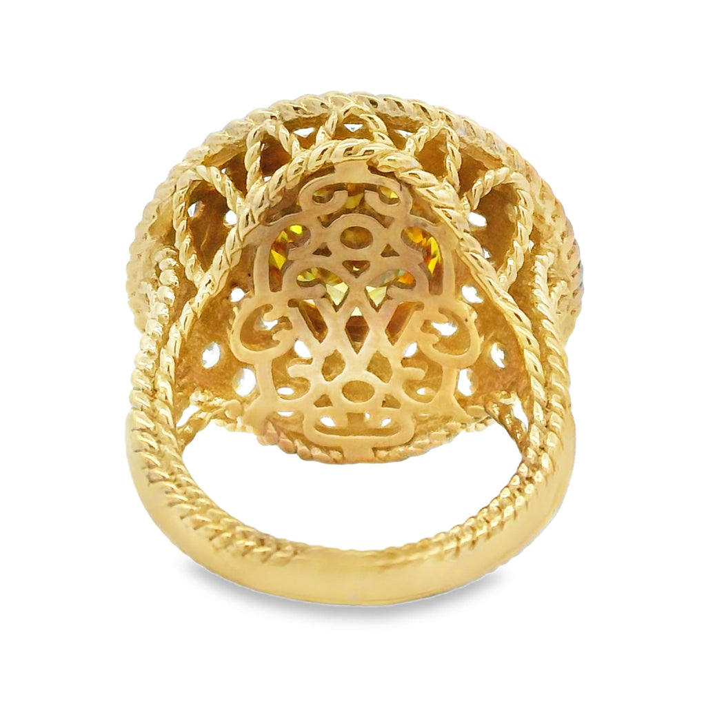 Cubic Zirconium Ring Sterling Silver