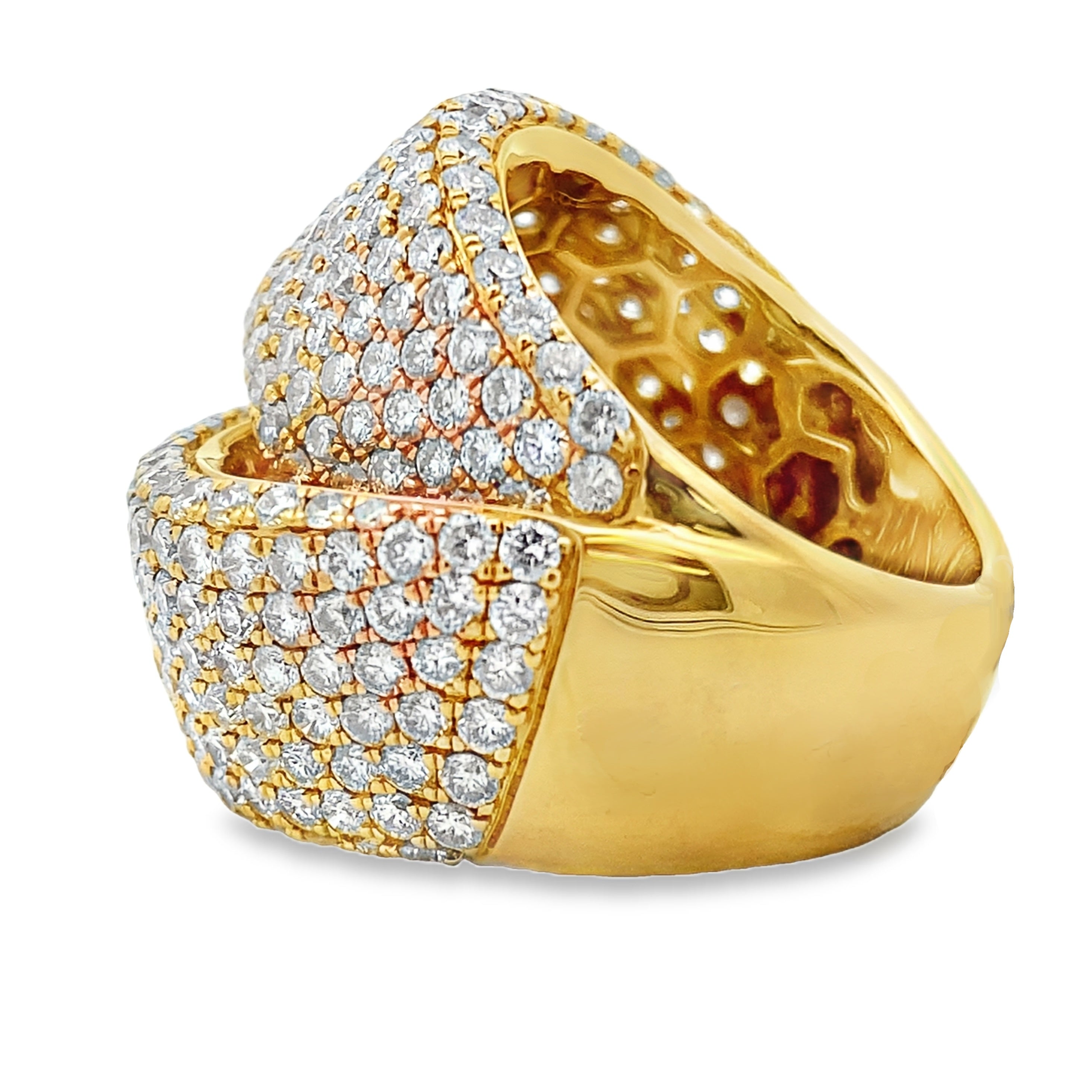 5.65ct Diamond Ring 18KT Yellow Gold