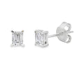 .50ct Lab Grown Diamond Stud Earrings Sterling Silver