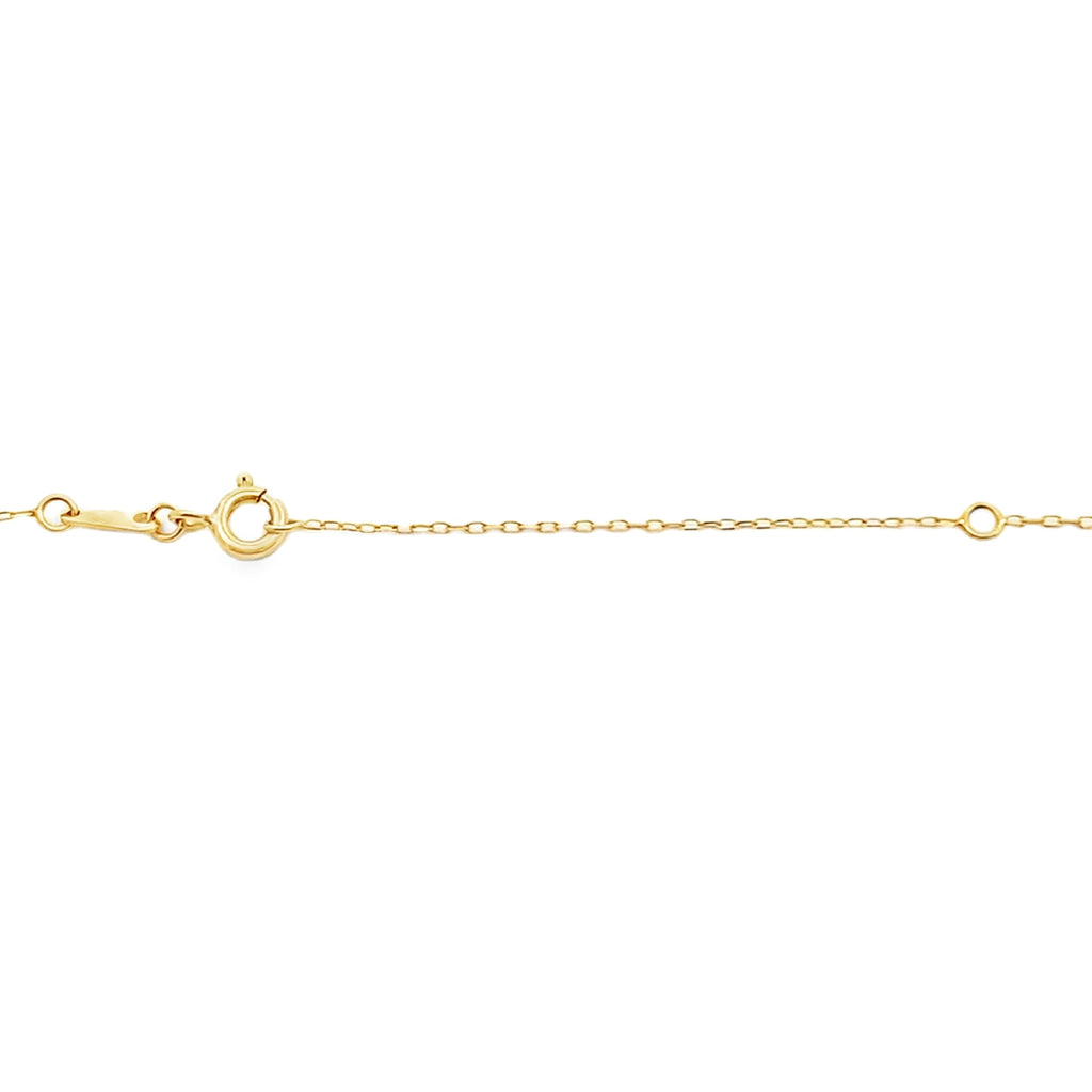 Sapphire Diamond Fashion Pendants 10KT Yellow Gold