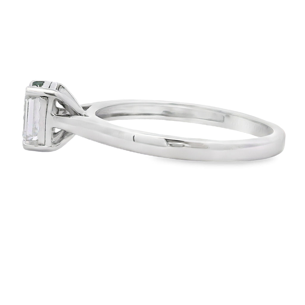 Natural .50ct Lab Grown Diamond  10KT White Gold