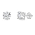 2.40ct Moissanite Stud Earrings Sterling Silver