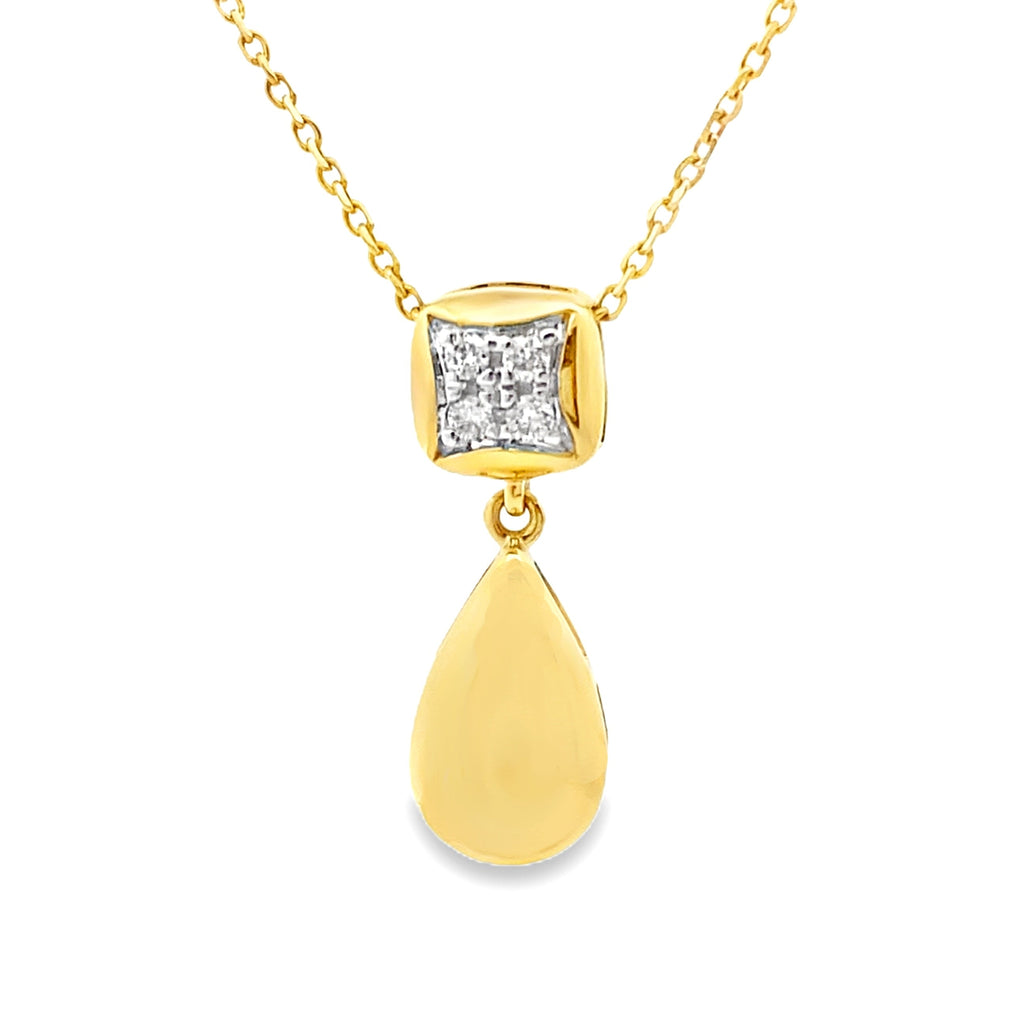 .04ct Diamond Fashion Pendants 10KT Yellow Gold