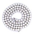 45.00ct Moissanite Tennis Necklace Sterling Silver
