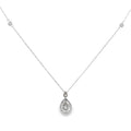 Genuine .32ct Diamond Fashion Pendants 14KT White Gold