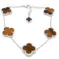 Tigereye Bracelet Sterling Silver