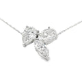 Lab Grown Diamond Fashion Pendants 14KT White Gold