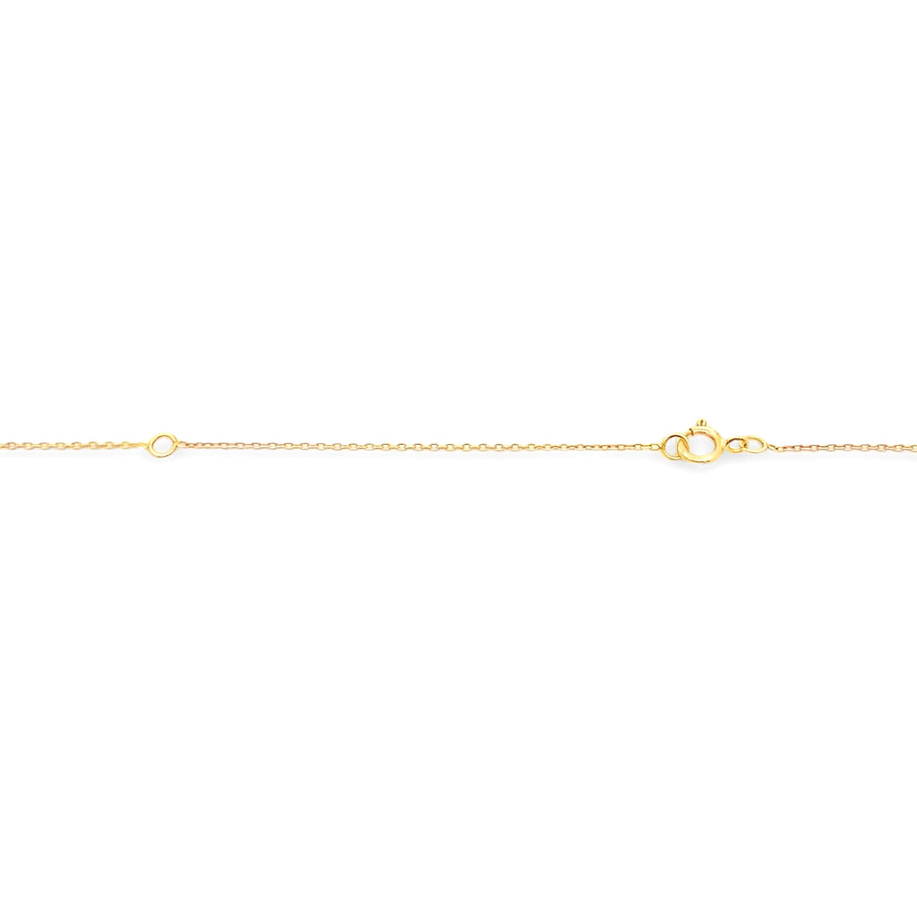 Sapphire Diamond Fashion Pendants 14KT Yellow Gold