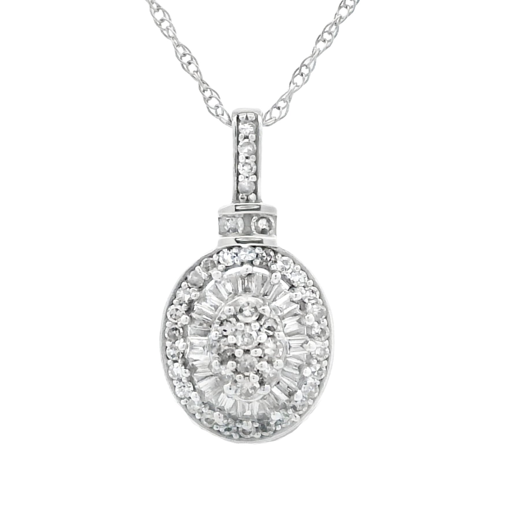 .25ct Diamond Fashion Pendants 10KT White Gold