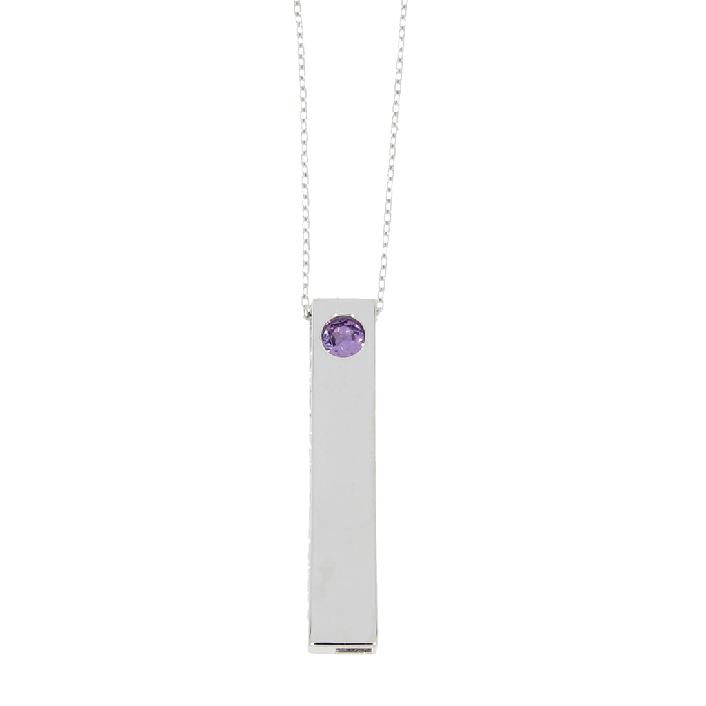 Created Alexandrite Fashion Pendants Sterling Silver