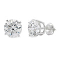 4.41ct Lab Grown Diamond Stud Earrings 14KT White Gold
