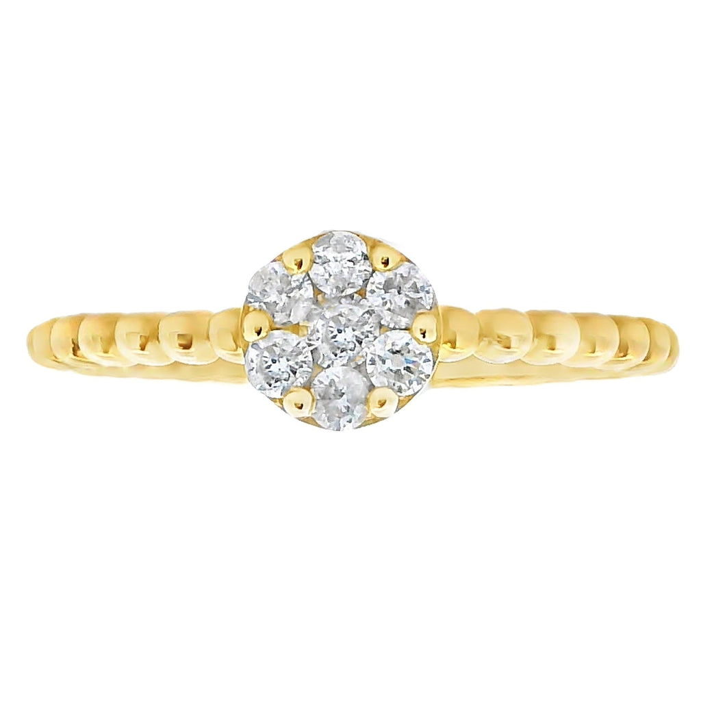 .25ct Diamond Ring 10KT Yellow Gold