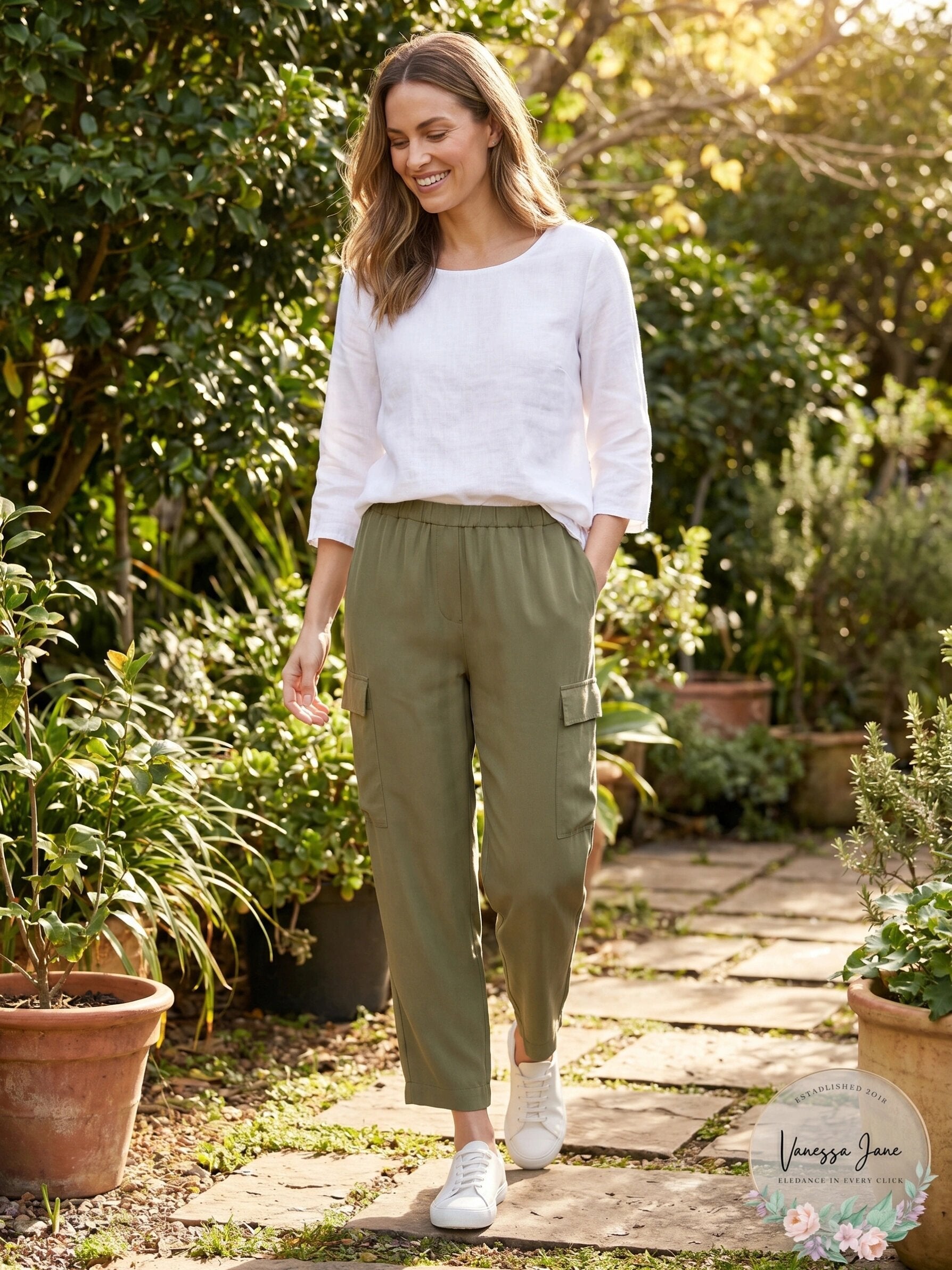 Theory Womens Pocket Silk Jogger Pants, Size Small