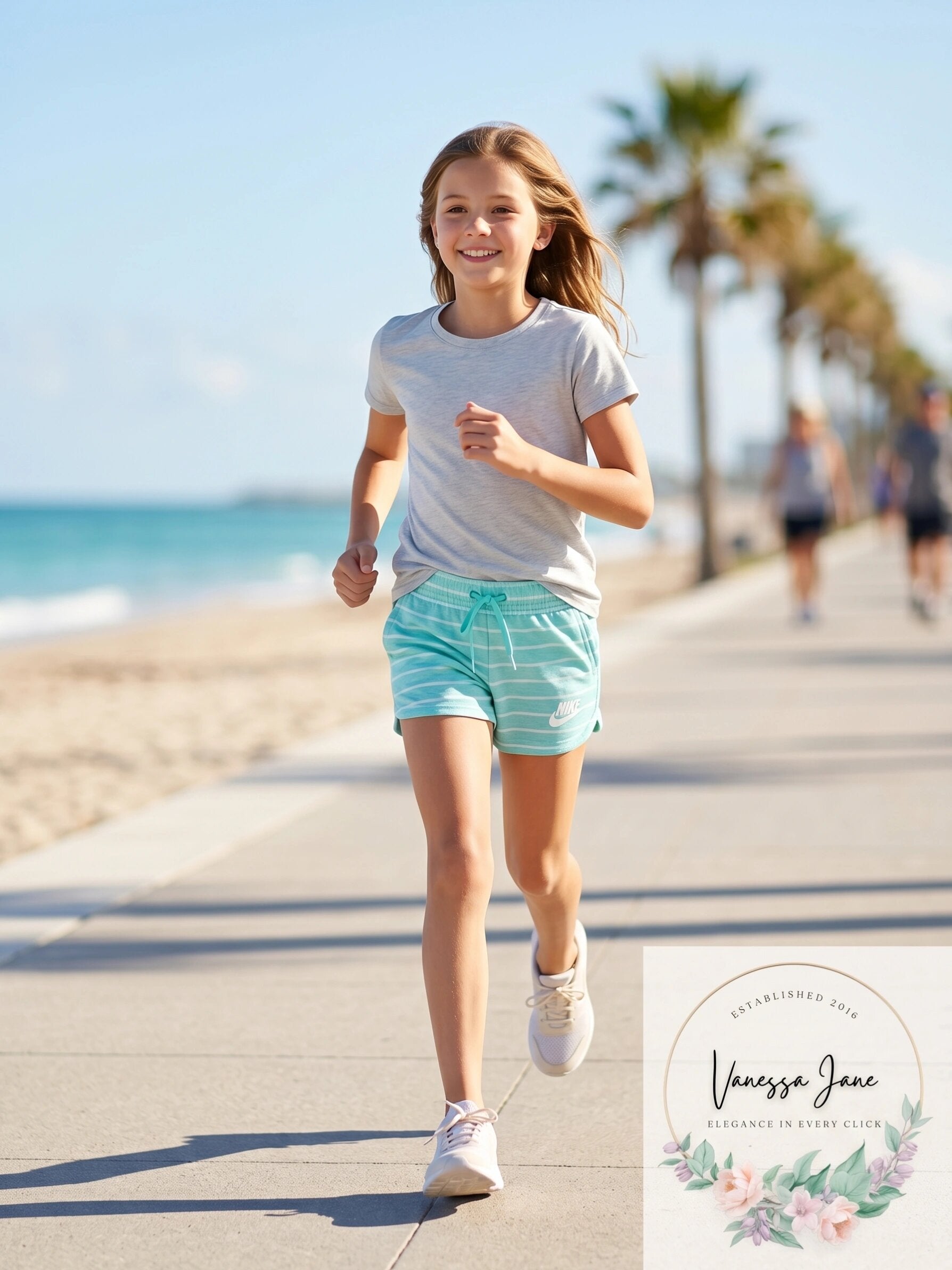 Nike Girls Running Short - Big Kid, Size Large