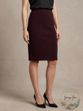 T Tahari Womens Knee Length Work Wear Straight Skirt, Size 2
