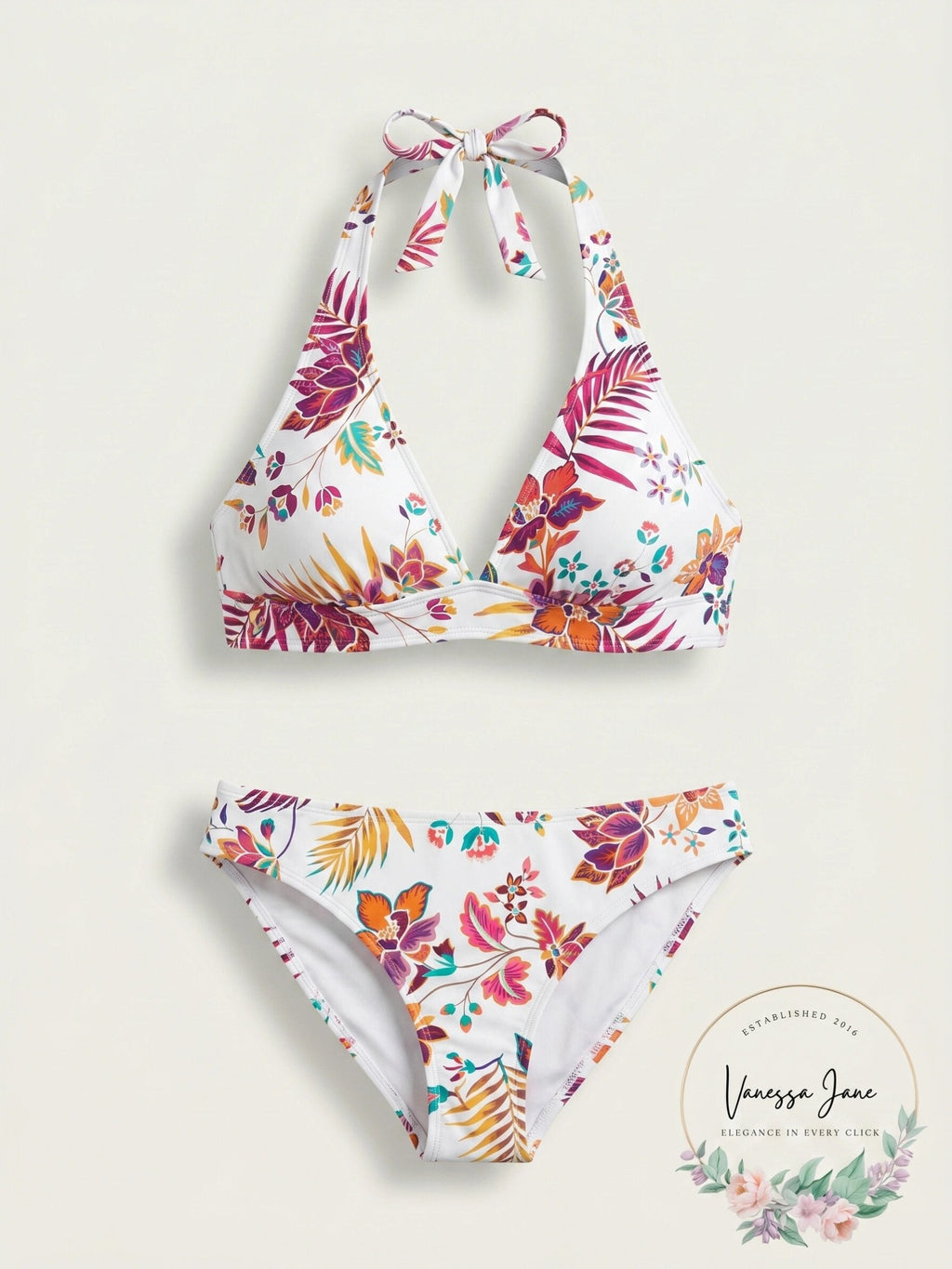 Lauren Ralph Lauren Jacobean Floral Hipster Bikini Swim Bottom