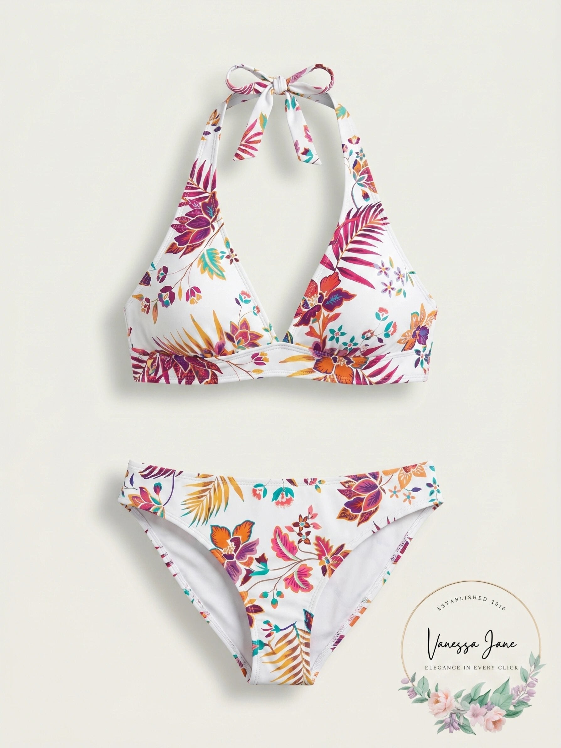 Lauren Ralph Lauren Jacobean Floral Hipster Bikini Swim Bottom