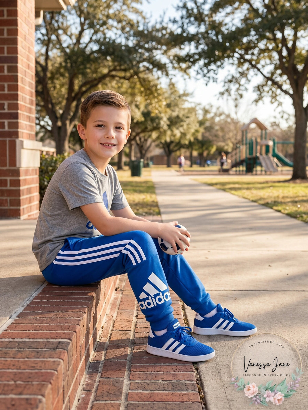 Adidas Big Boys Core 3-Stripes Joggers