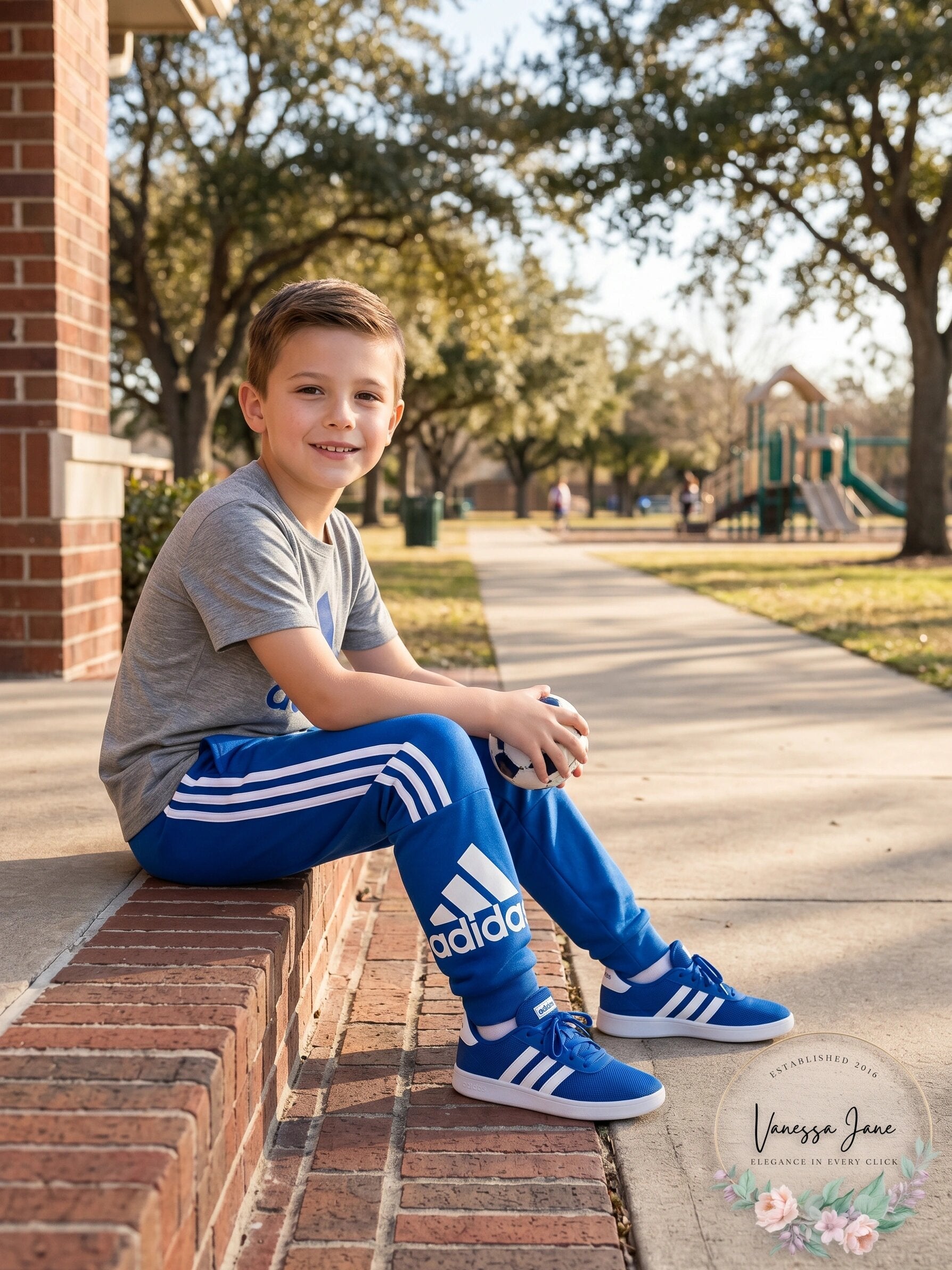 Adidas Big Boys Core 3-Stripes Joggers