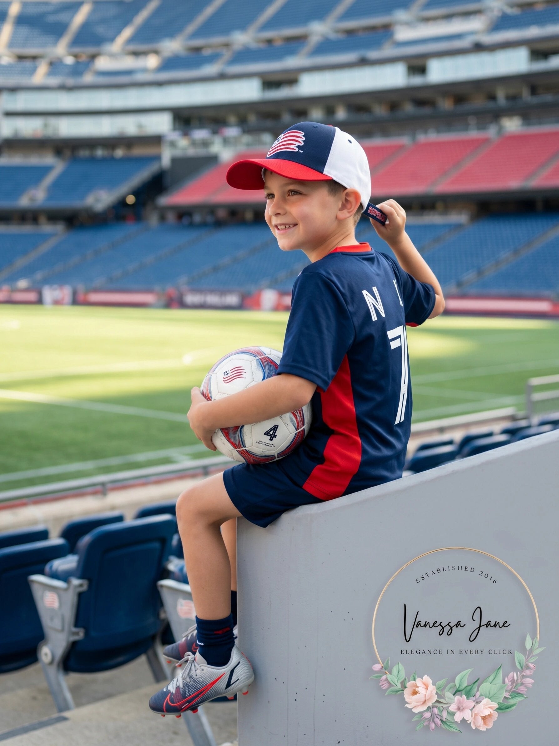 Adidas New England Revolution MLS Snapback Youth One Size Hat cap
