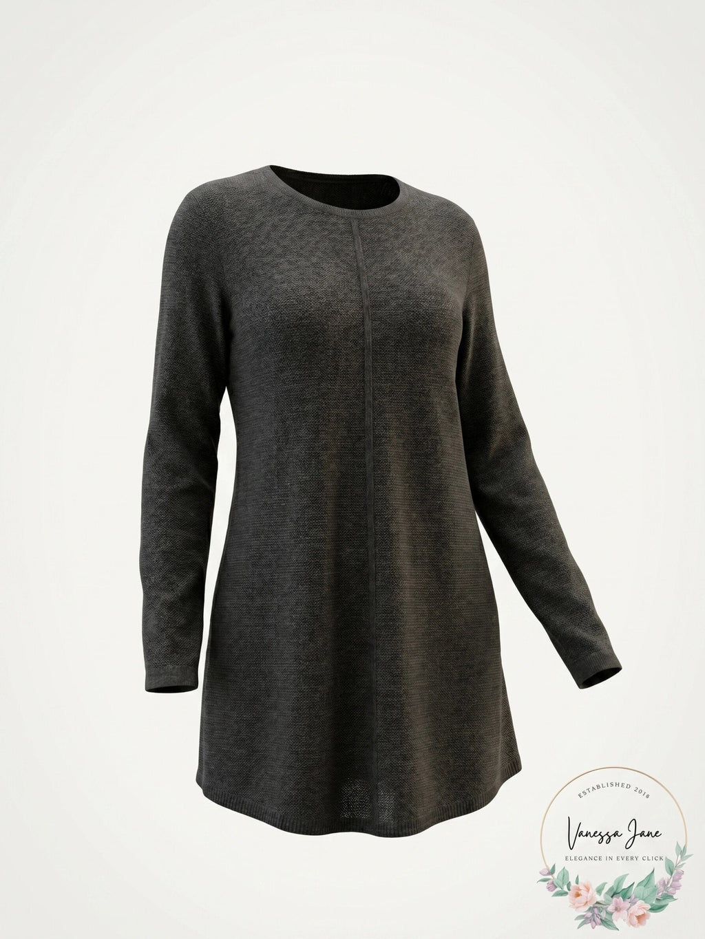 Style and Co Petite Mixed-Stitch Tunic Sweater, Size PM