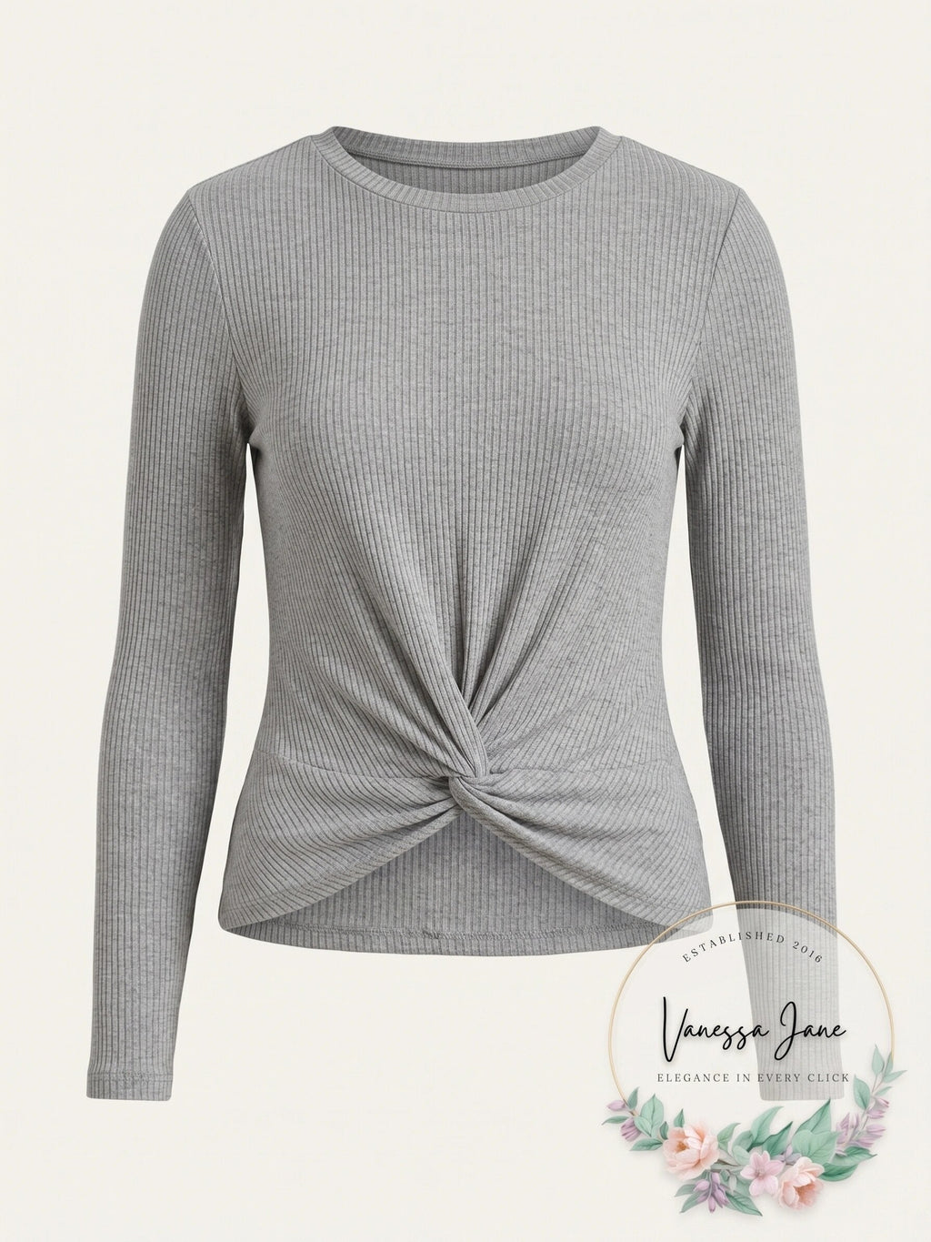Planet Gold Juniors Twist-Front Sparkly Ribbed Top