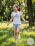 Adidas Big Girls Short Sleeve Graphic T-Shirt