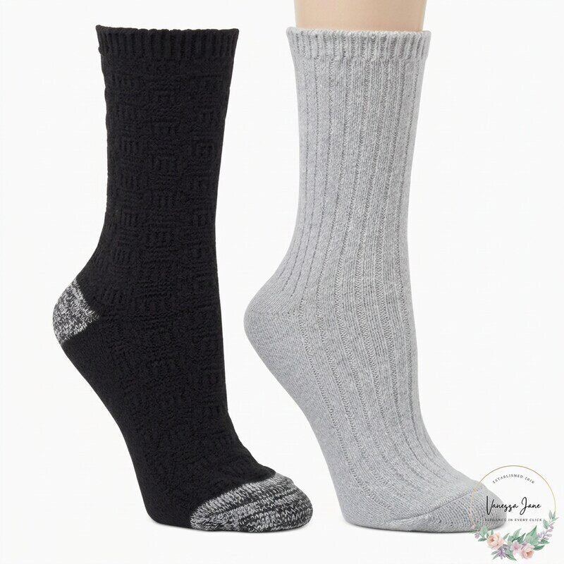 Cuddl Duds Womens 2-Pack Boot Socks Size 9/11