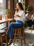 Free People Womens Sweet Jane Skinny Fit Jeans, Size 25