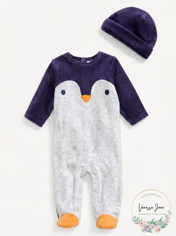 First Impressions Baby Boys Girls 2-Pc. Hat and Footed Coverall Set