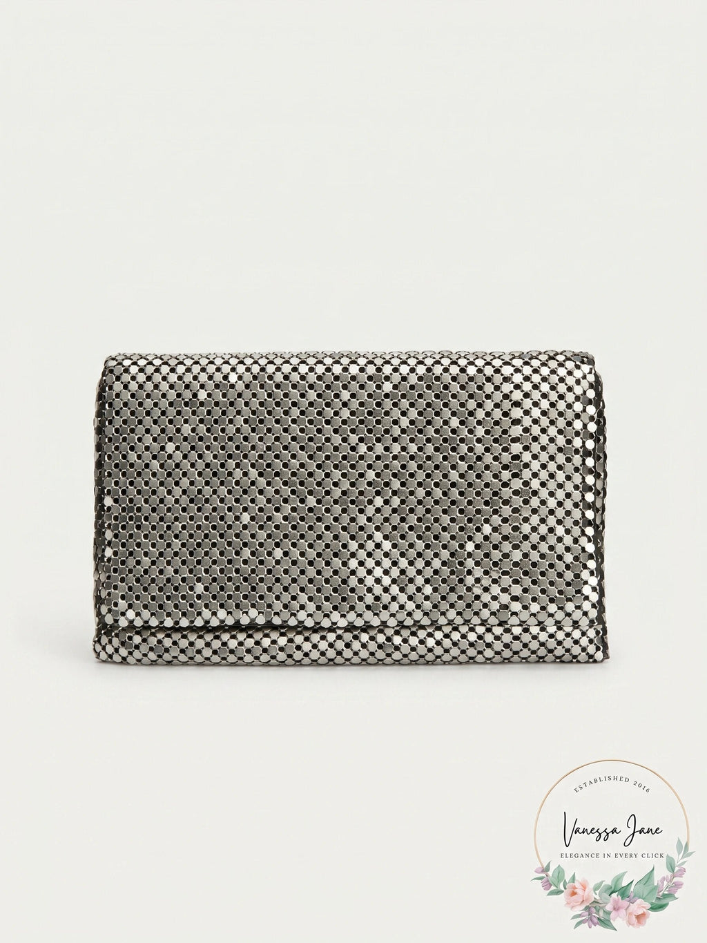 INC International Concepts I.N.C. Luhli Mesh Ring Clutch