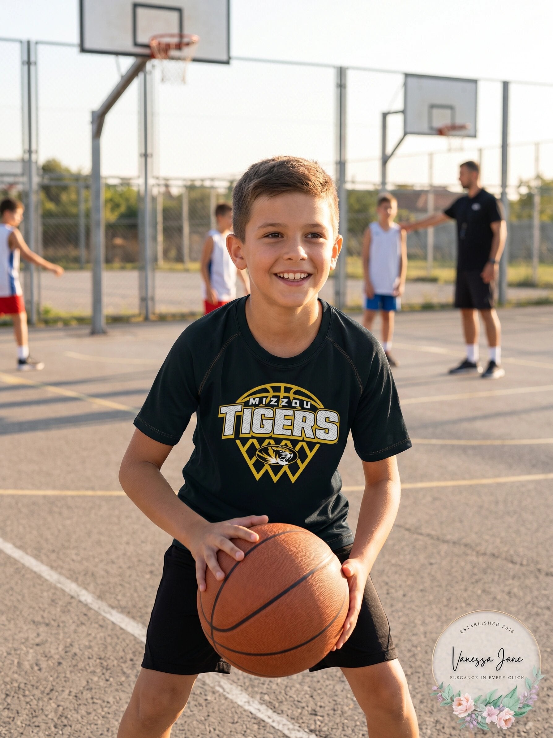 Champion NCAA Missouri Tigers Boys Short Sleeve Crew Neck T-Shirt,12-14 Large