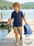 Nautica Little Boys Short Sleeve Performance Polo, Size 6