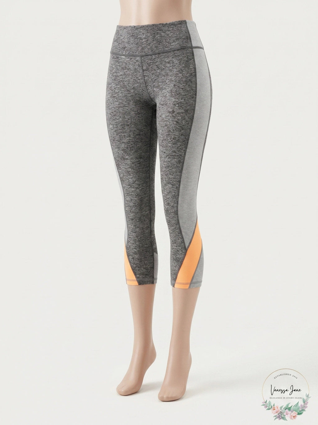 Ideology Womens Workout Fitness Athletic Leggings Gray, Size XS