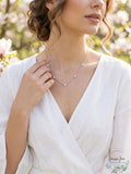 Charter Club Silver-Tone Crystal Cluster Statement Necklace