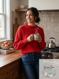 I.N.C. Volume-Sleeve Ribbed Sweater