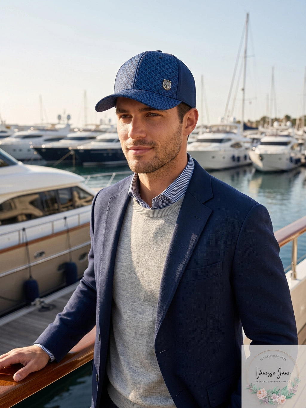Nick Graham Men's Einstein Suiting Baseball Cap - Twilight Blue