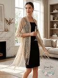 I.n.c. Lurex Metallic Net Evening Wrap