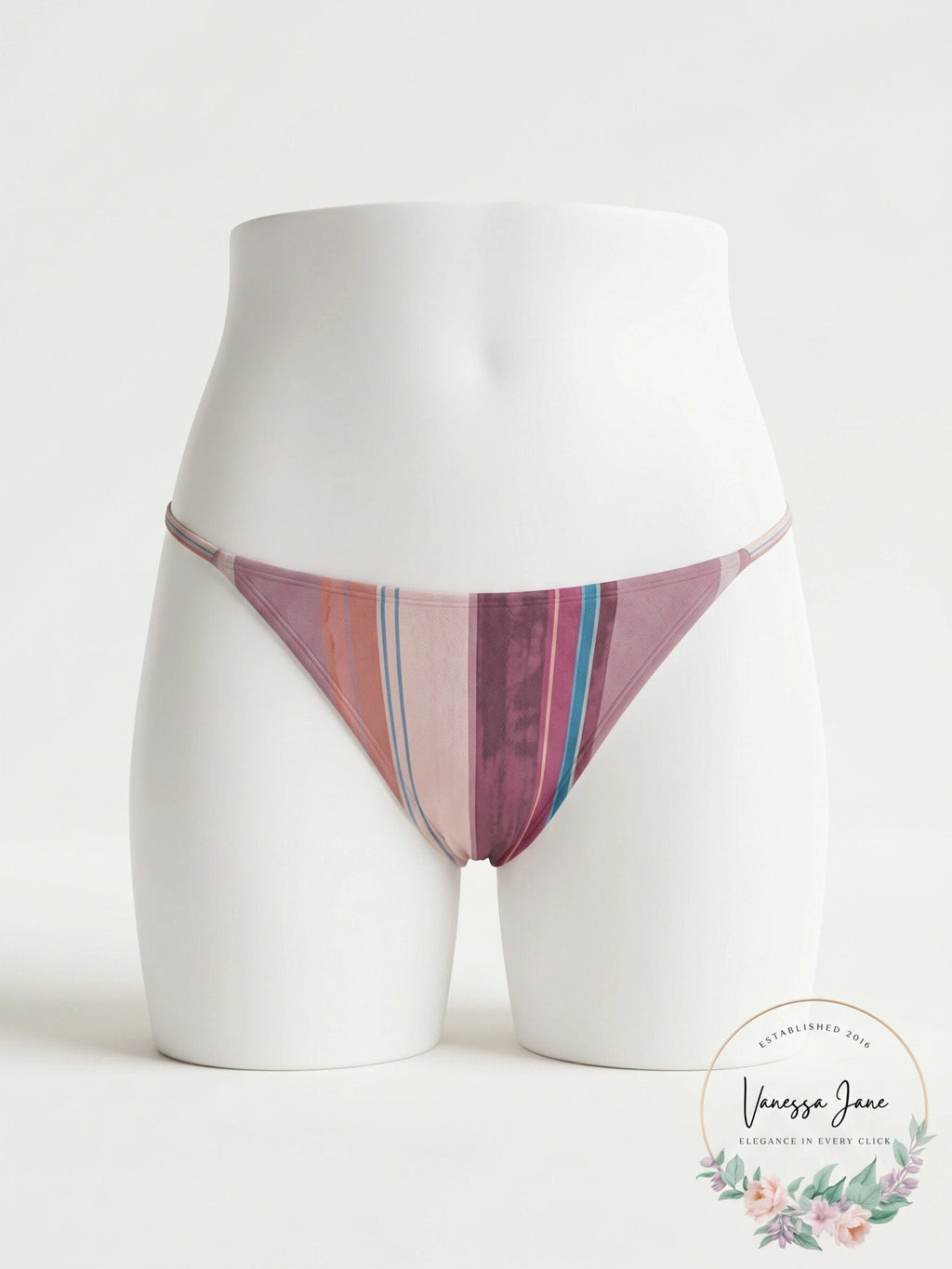 ONeill Juniors Jack Stripe Printed Bikini Bottoms