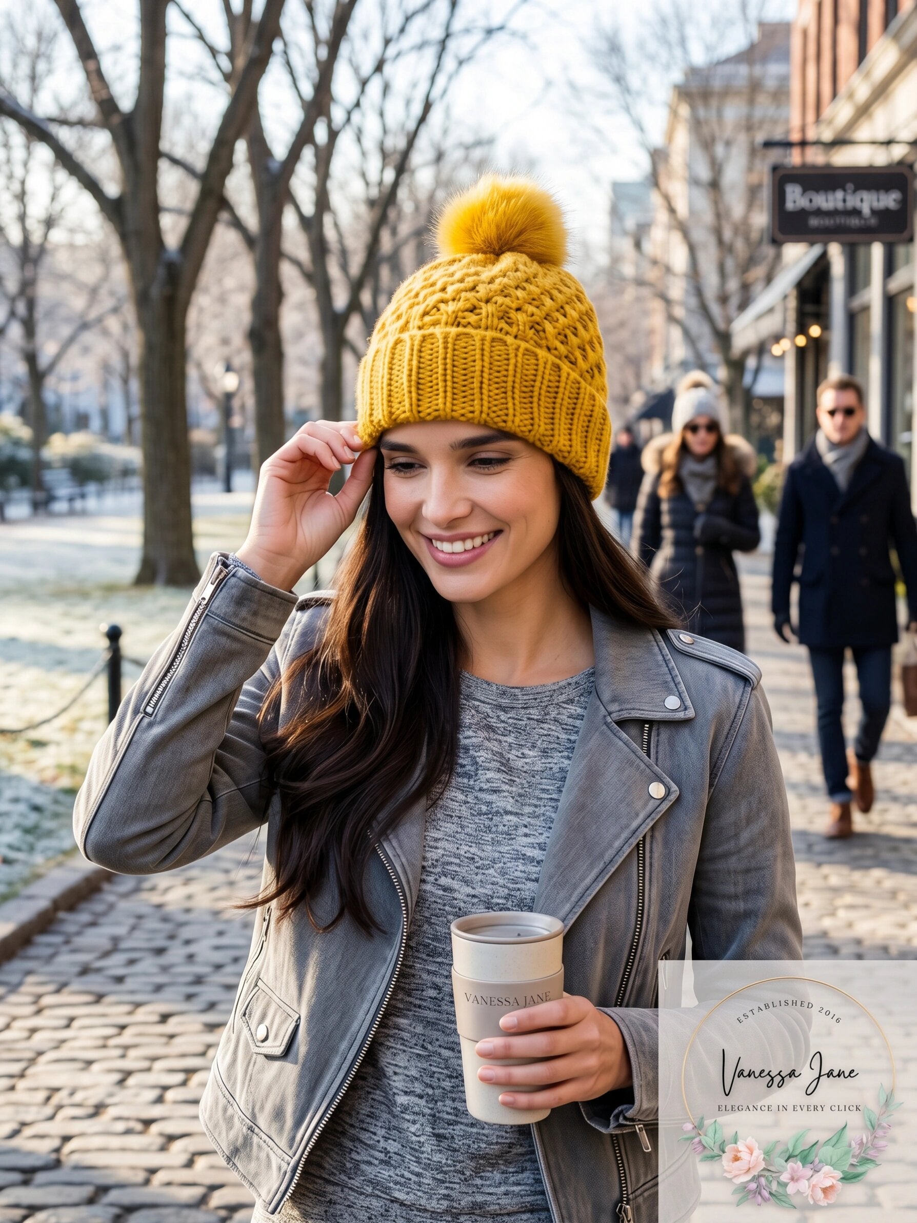 Steve Madden Lurex Boyfriend Beanie