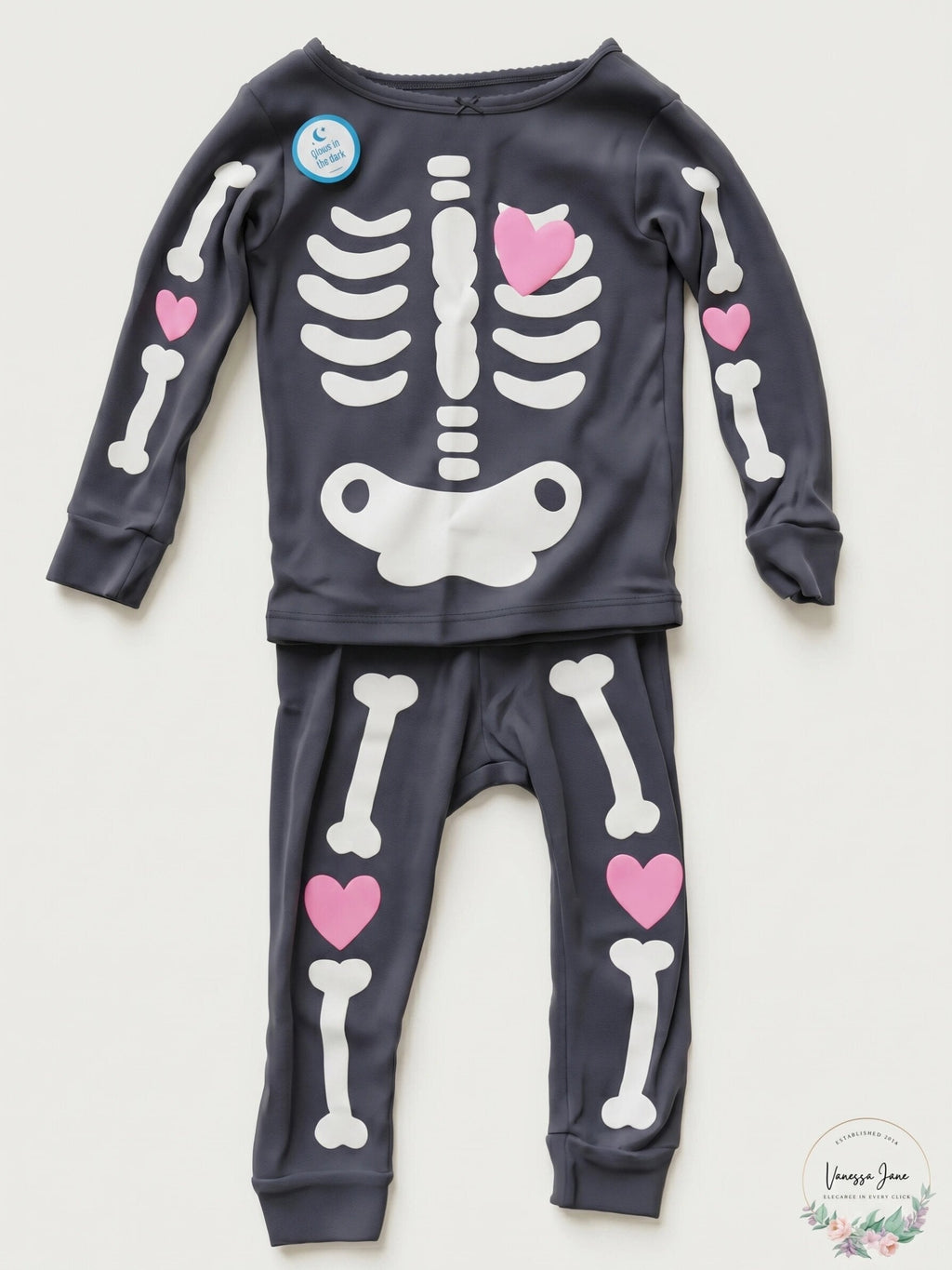 Carters Girls Sleep Bottoms Print Pajama Set, Size 24 Months