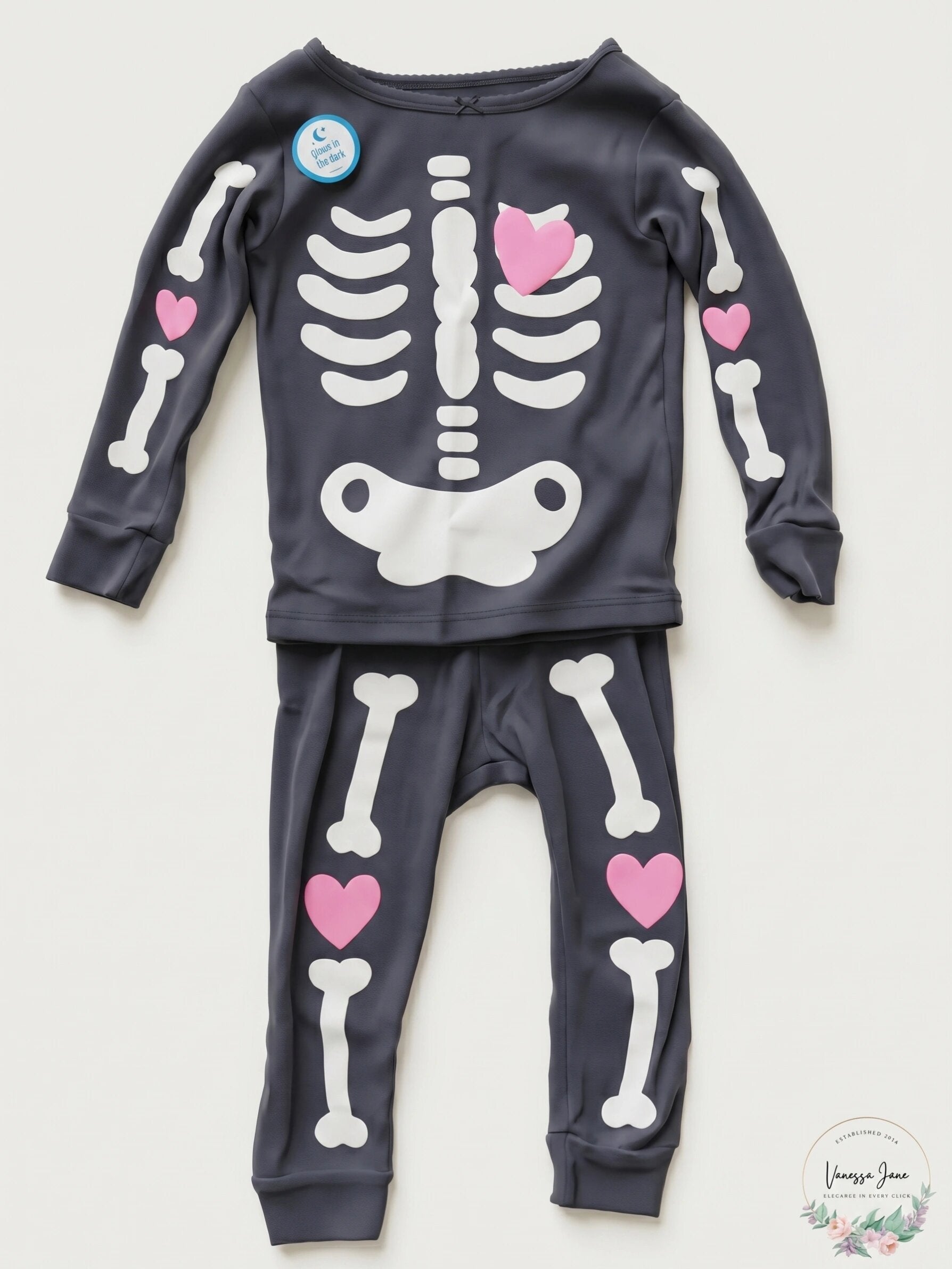 Carters Girls Sleep Bottoms Print Pajama Set, Size 24 Months