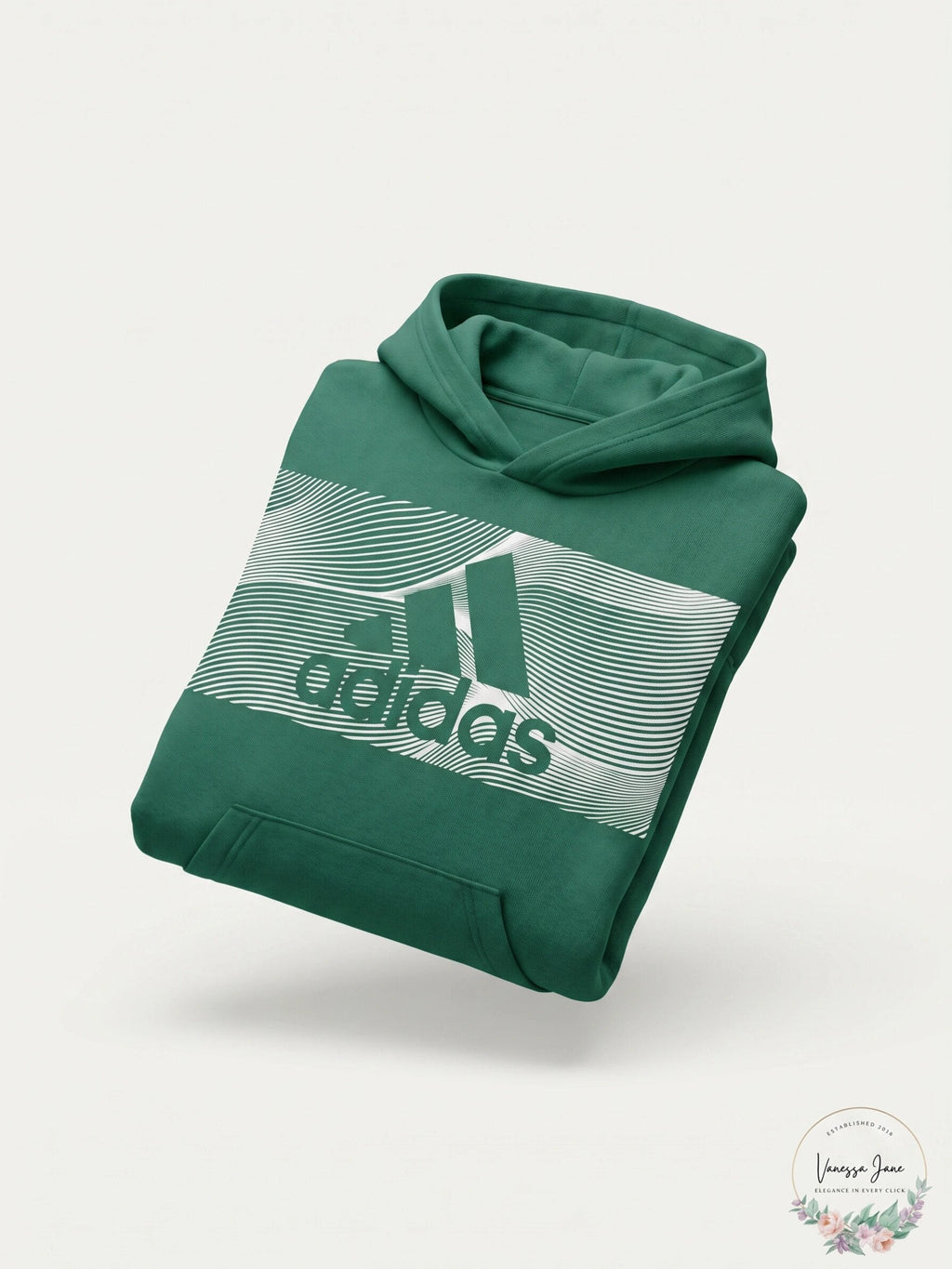 Adidas Kids Ctn Event21 Pullover Hoodie in Green